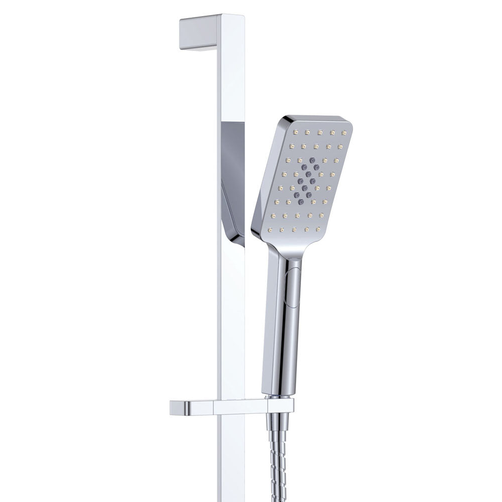 Fienza Tono Rail Shower System 444116 in Chrome Finish - Modern Bathroom Shower Accessory for Spa-Like Experience