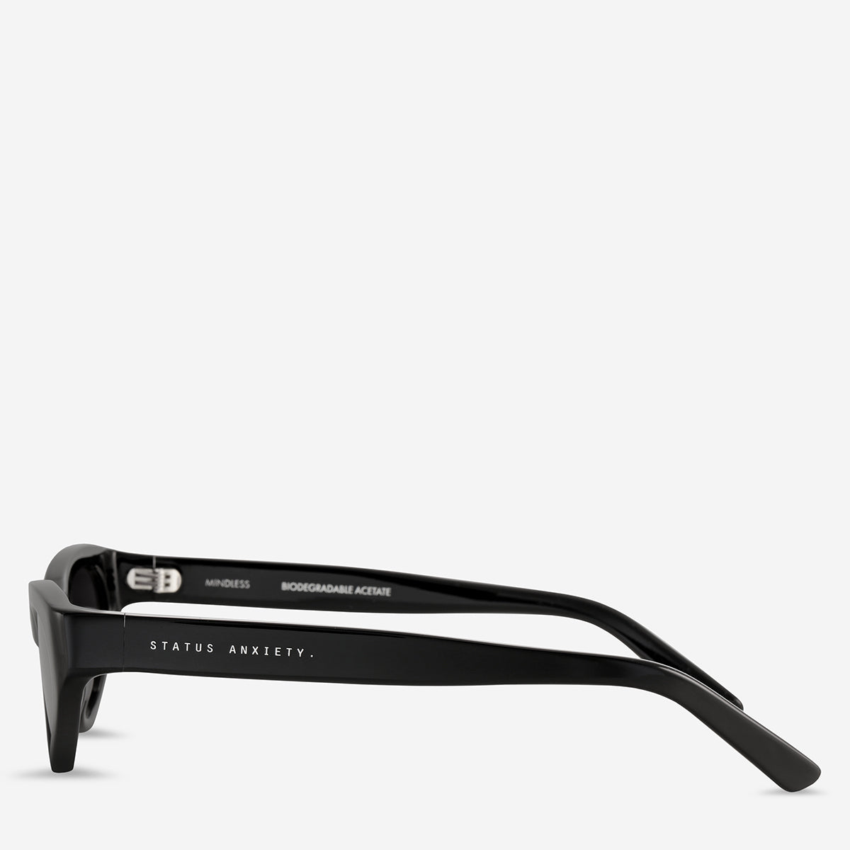 Mindless Sunglasses for Men & Women - Classic Black UV Protection Shades for Outdoor Activities, Driving, and Beach Vacations