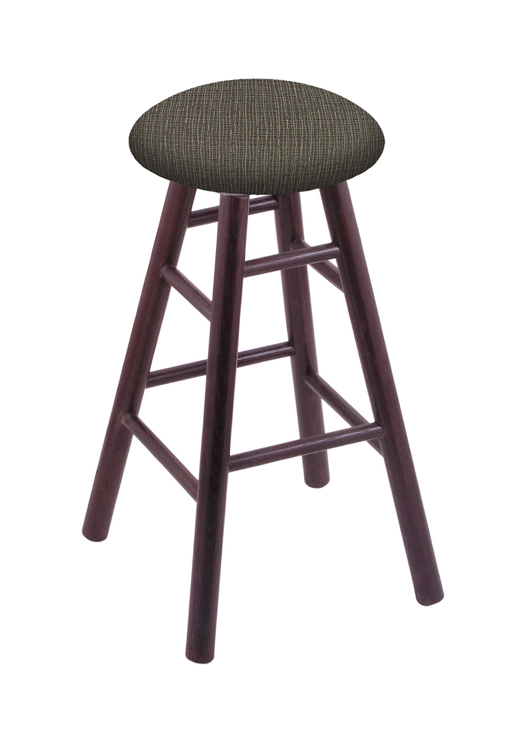 Dark Cherry Oak Counter Stool with Graph Chalice Seat - Modern Bar Stool for Kitchen Island, Breakfast Nook & Home Bar - Comfortable & Stylish Seating Solution