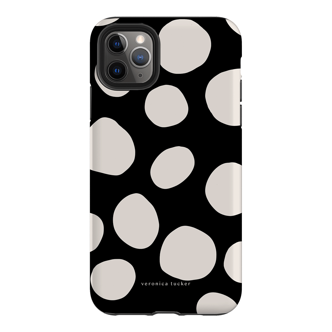 Premium Pebbles Noir Phone Case - Slim Protective Cover for iPhone & Samsung - Perfect for Everyday Use, Travel & Outdoor Activities