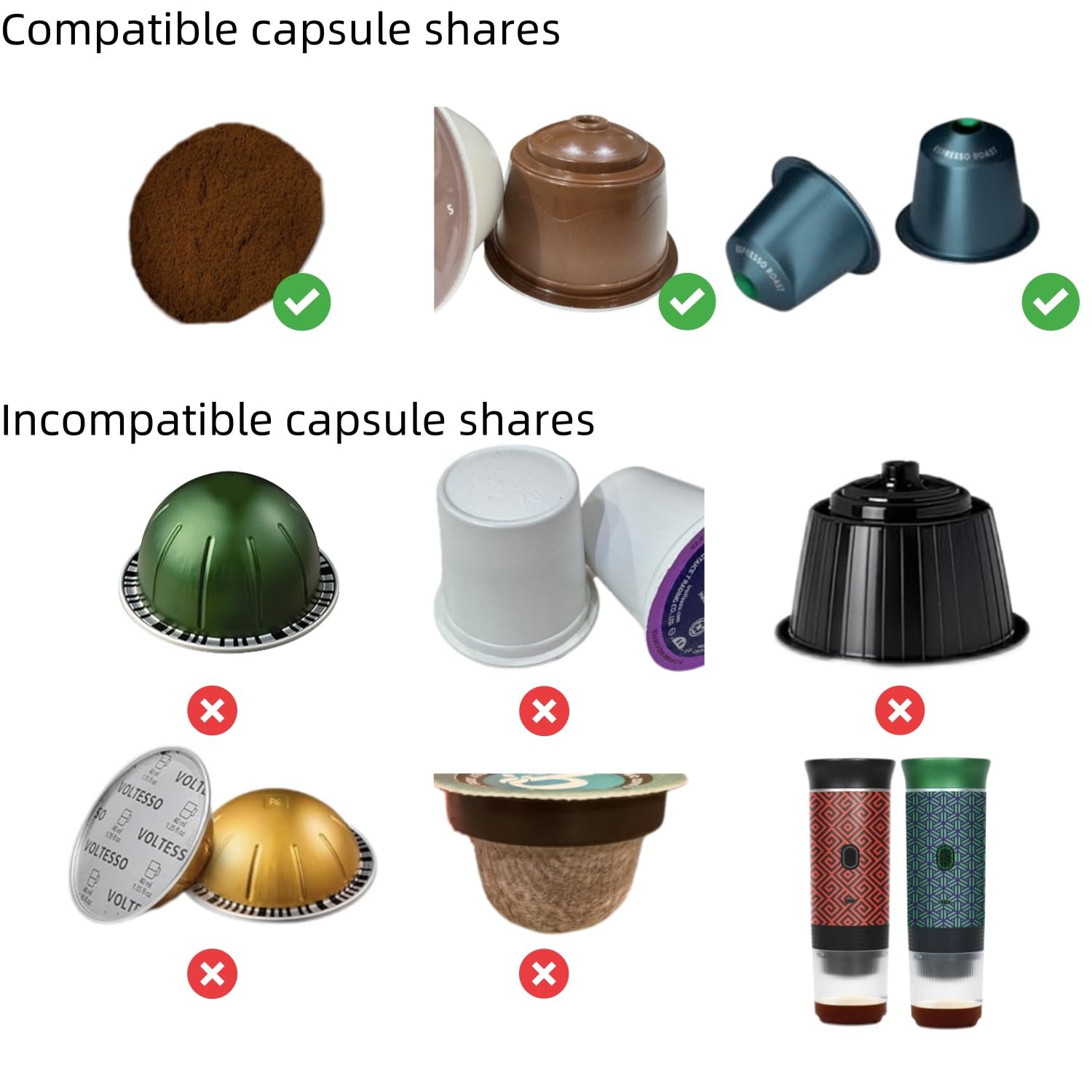 Portable Electric Espresso Machine - Travel Coffee Maker for Camping, Car, RV & Office - Self-Heating Coffee Brewer Compatible with Ground Coffee & Nespresso Capsules - Perfect for Outdoor Adventures, Road Trips & Home Use (African Totem Design)