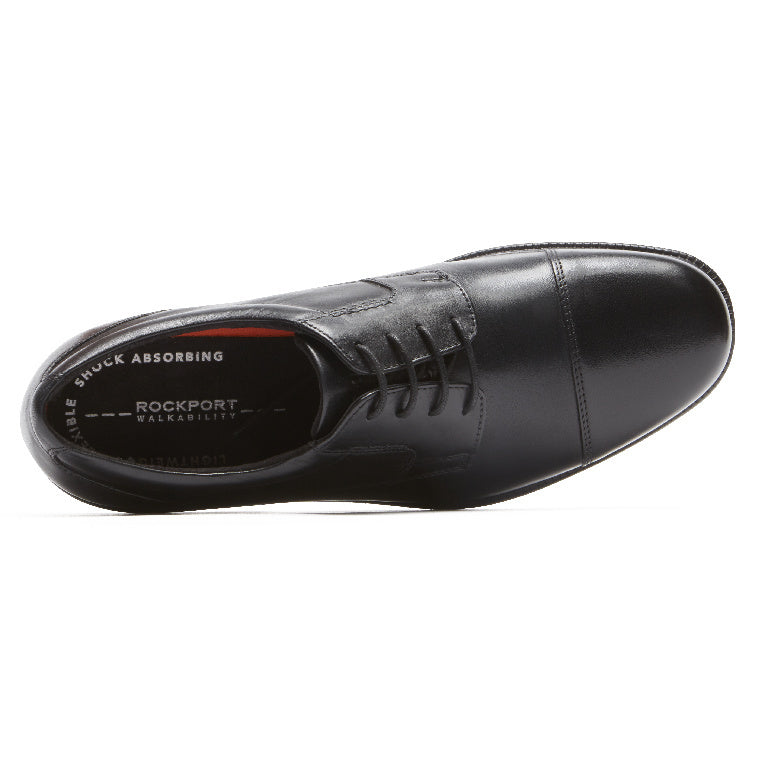 Men's Charles Road Cap Toe Oxford Dress Shoes - Classic Formal Leather Business Shoes for Office, Wedding & Professional Occasions