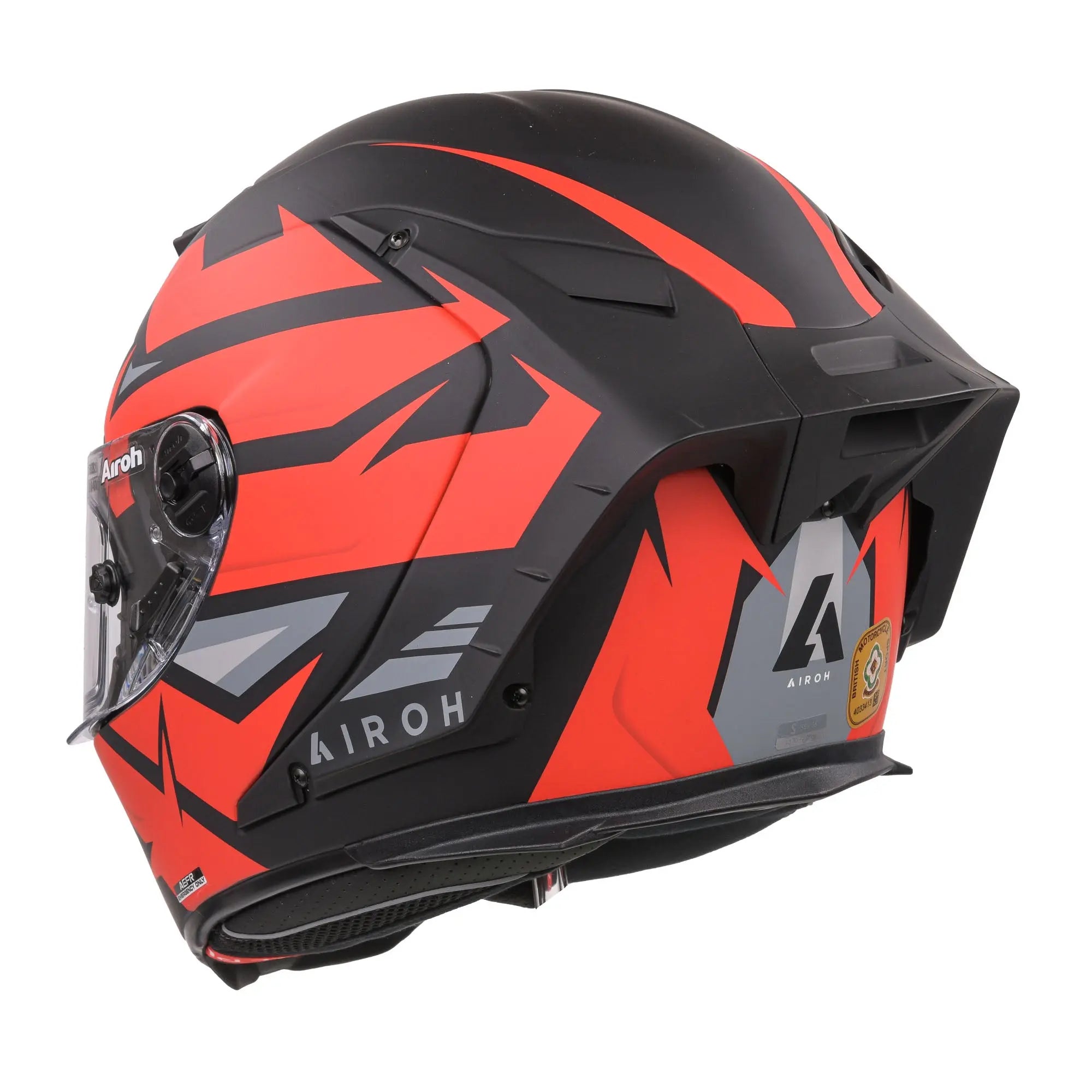 Airoh GP 550 S Wander Matt Red Motorcycle Helmet - DOT & ECE Certified for Street & Adventure Riding - Lightweight & Ventilated for Comfort on Long Tours