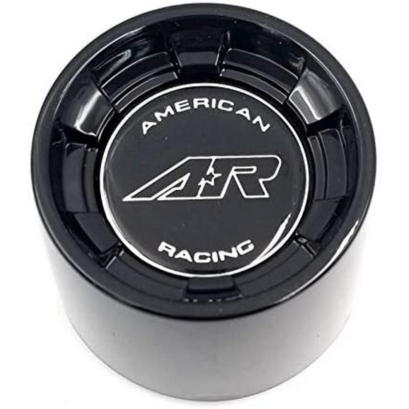 American Racing AR910 5/6x135 Lug Snap In Cap - Black Wheel Center Hub Cover for Ford F150 & Trucks | Durable Auto Accessory for Off-Road & Street Driving