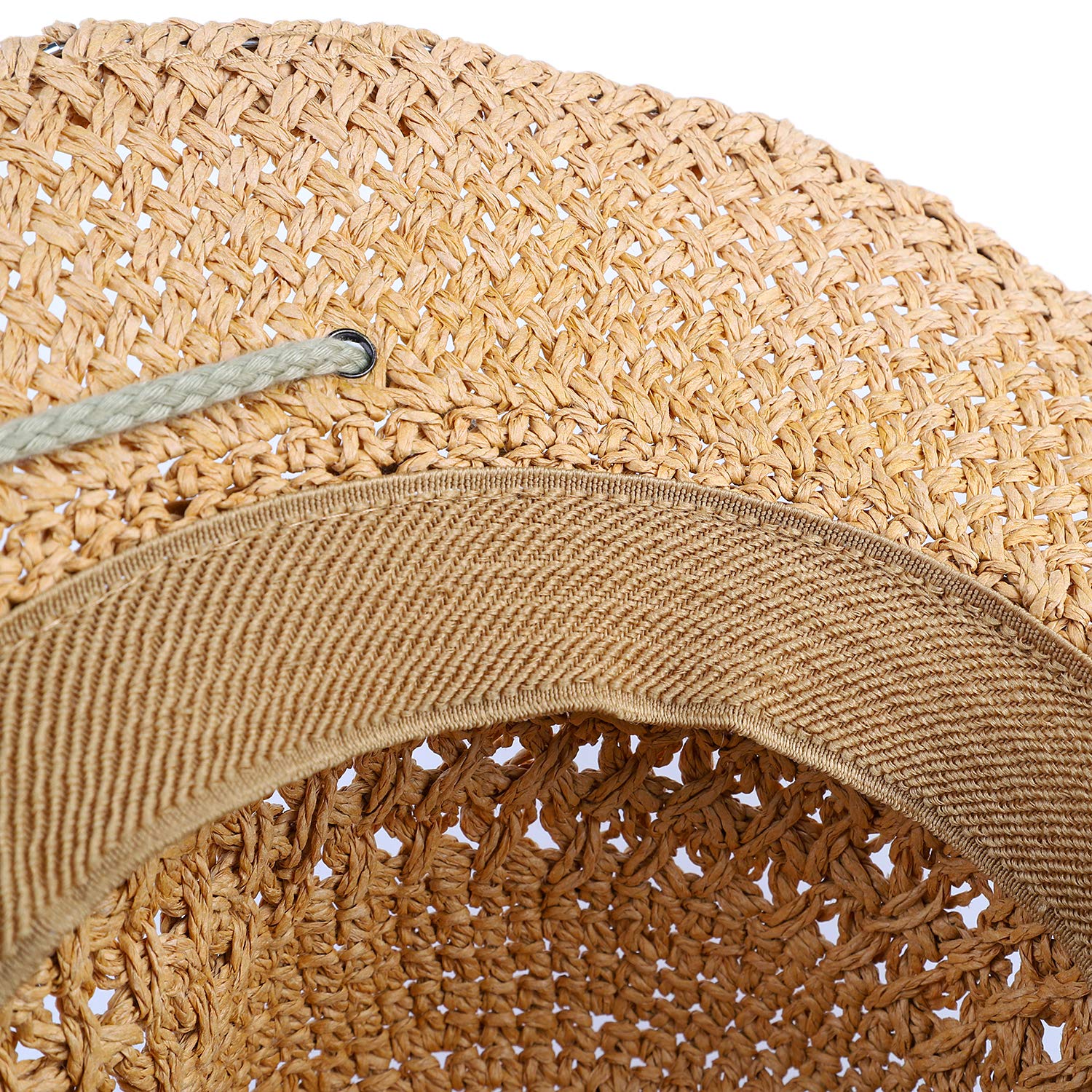 Women's & Kids' Western Cowboy Sun Hat - UPF 50+ Shapeable Straw Hat for Outdoor, Beach, Rodeo & Country Events