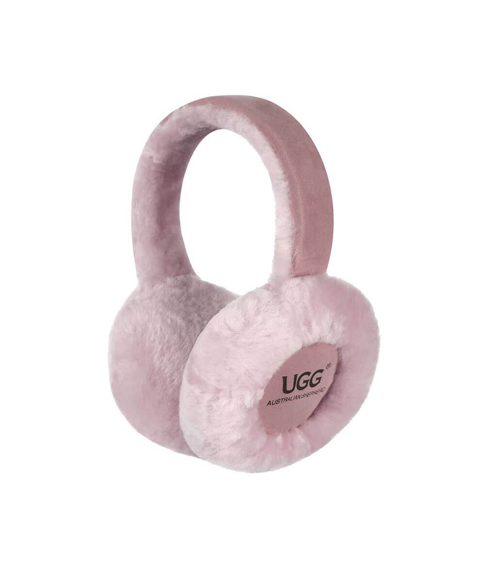 Kids' Warm Wool UGG Earmuffs - Soft & Cozy Winter Ear Protection for Boys & Girls - Perfect for Snow Play, Skiing & Outdoor Activities
