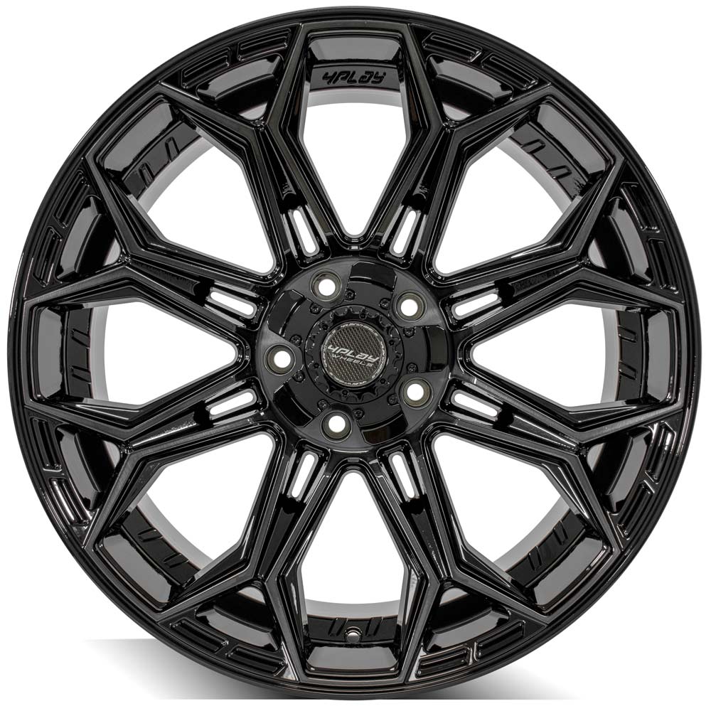 4Play Gen3 4P83 Gloss Black Wheels 22x10.0 18