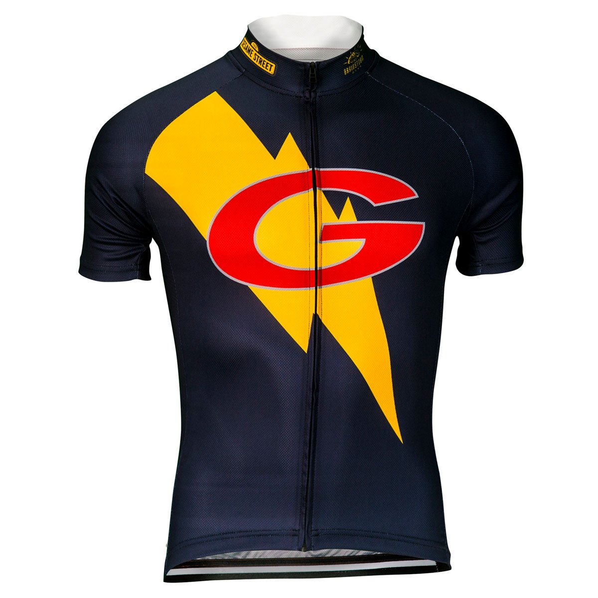 Sesame Street Super Grover Cycling Jersey for Men - Comfortable & Breathable Bike Shirt for Road & Mountain Biking