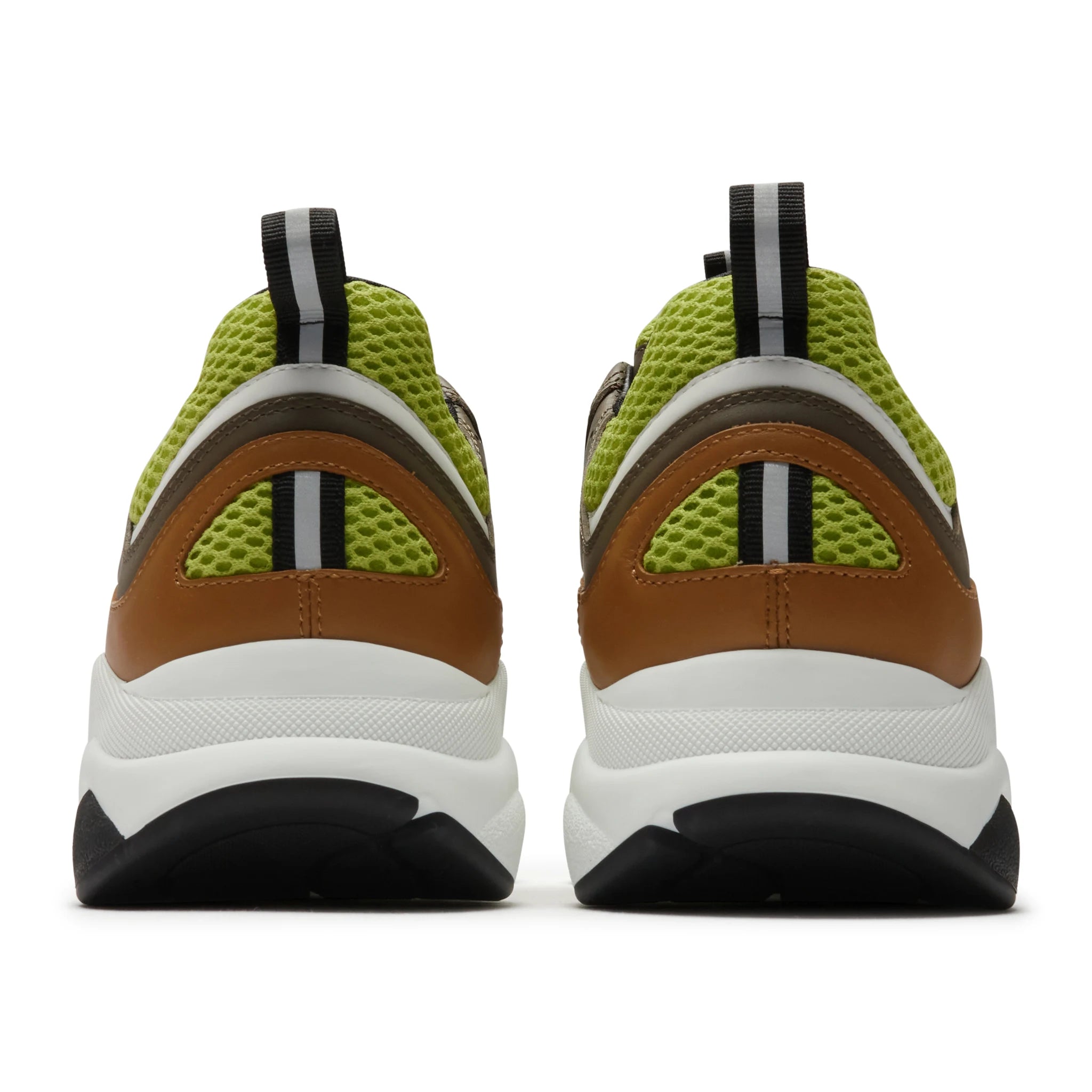 Dior B22 Sneakers for Men - Brown & Lime Green Luxury Fashion Trainers | Perfect for Casual Wear, Street Style & Everyday Comfort