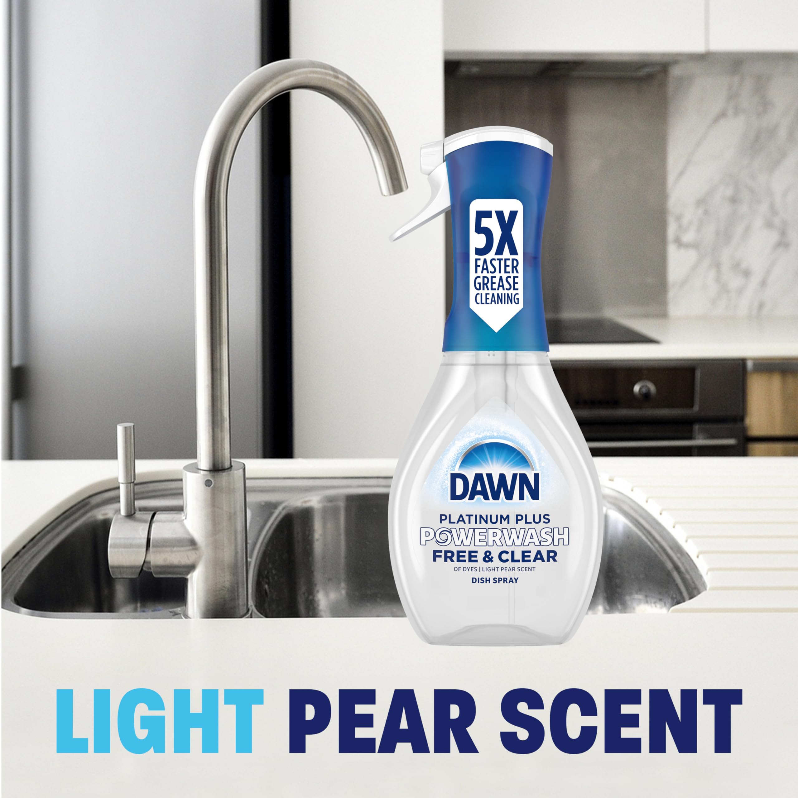 Dawn Powerwash Dish Soap Starter Kit - Free & Clear 16oz for Easy Cleaning