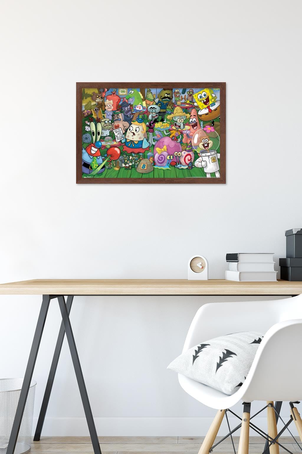 Trends International Nickelodeon Spongebob SquarePants Framed Wall Poster - 14.725