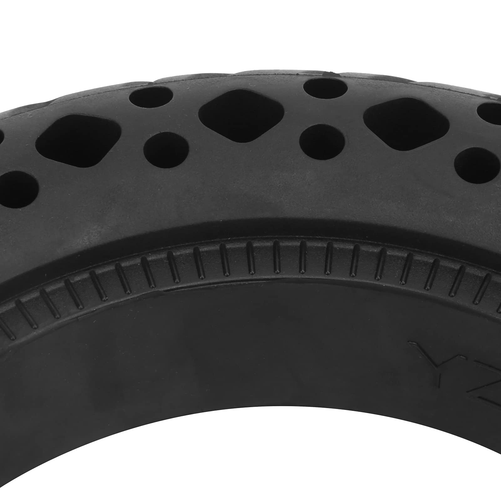 10x2.0 Inch Solid Rubber Scooter Tire - Explosion-Proof, Wear-Resistant, Anti-Slip Black Tire for Electric Scooters - Perfect for Commuting, Urban Travel & Last-Mile Transportation