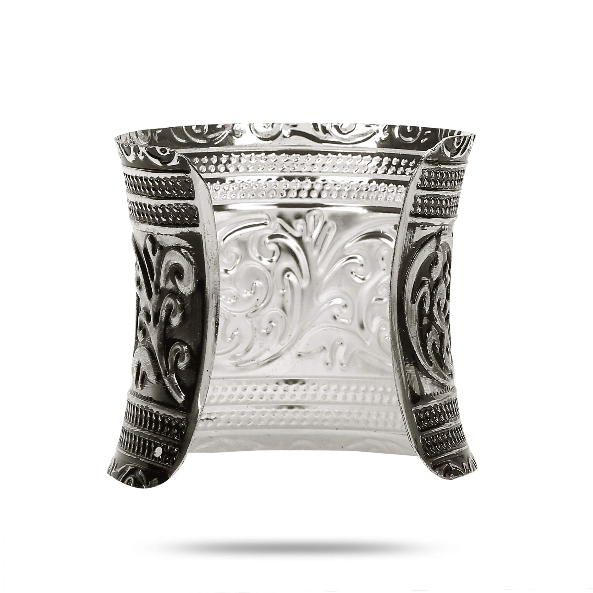 YouBella Oxidized Cuff Bracelet for Women & Girls - Elegant Boho Jewelry for Casual Wear, Parties & Gifts