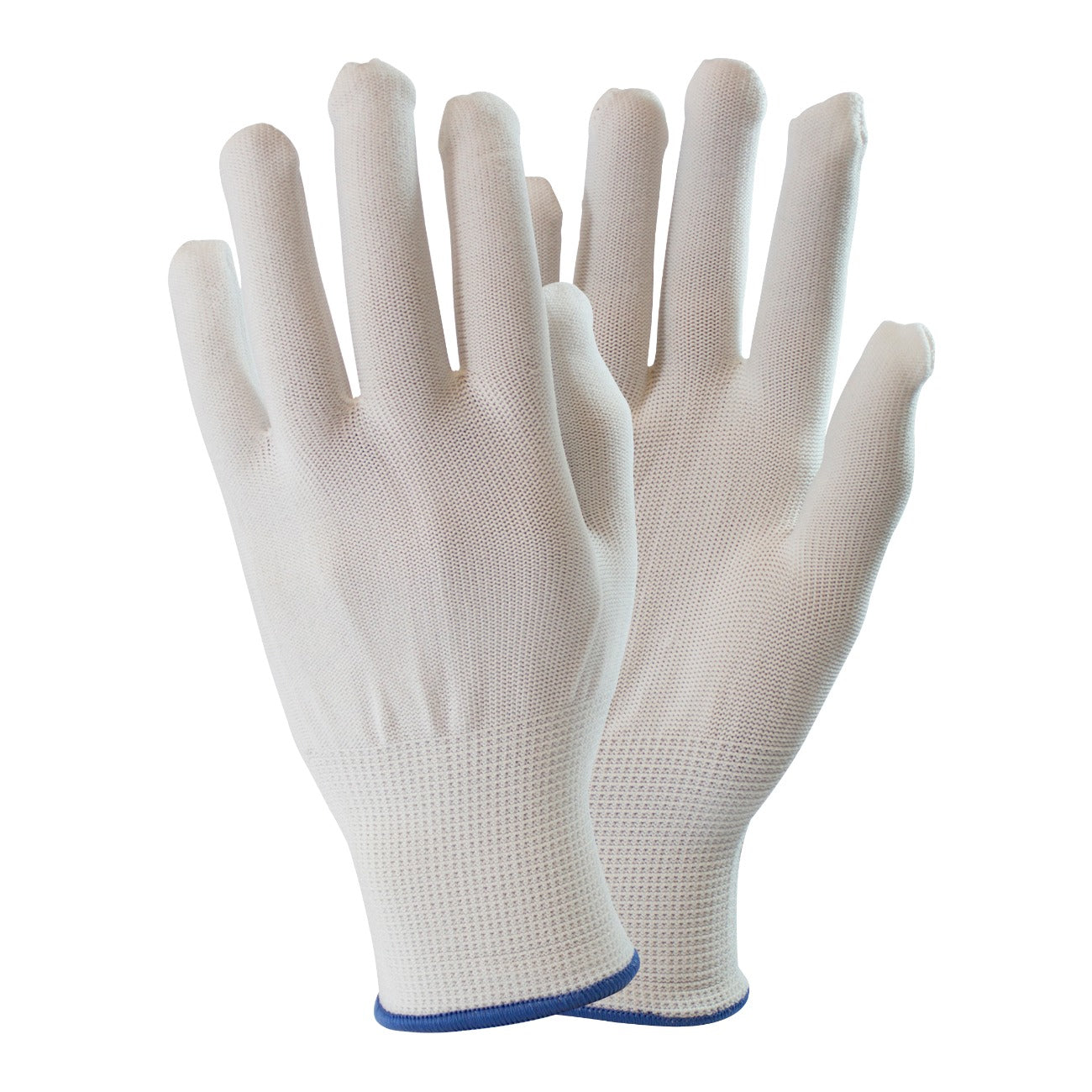 Premium White Knit Inspection Gloves - 12 Pairs, Cotton Work Gloves for Medical, Laboratory & Industrial Use - Comfortable & Durable Safety Gloves for Healthcare, Food Handling & Quality Control