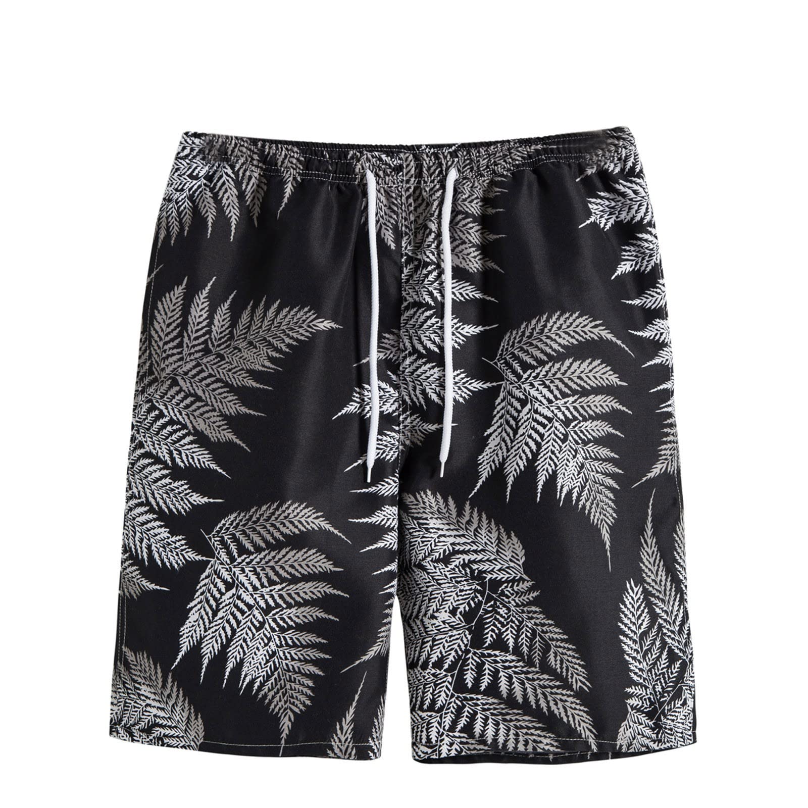 **Men's Athletic Shorts - Breathable Printed Casual Sports Shorts with Drawstring Waist & Pockets - Perfect for Running, Gym, and Summer Outdoor Activities**