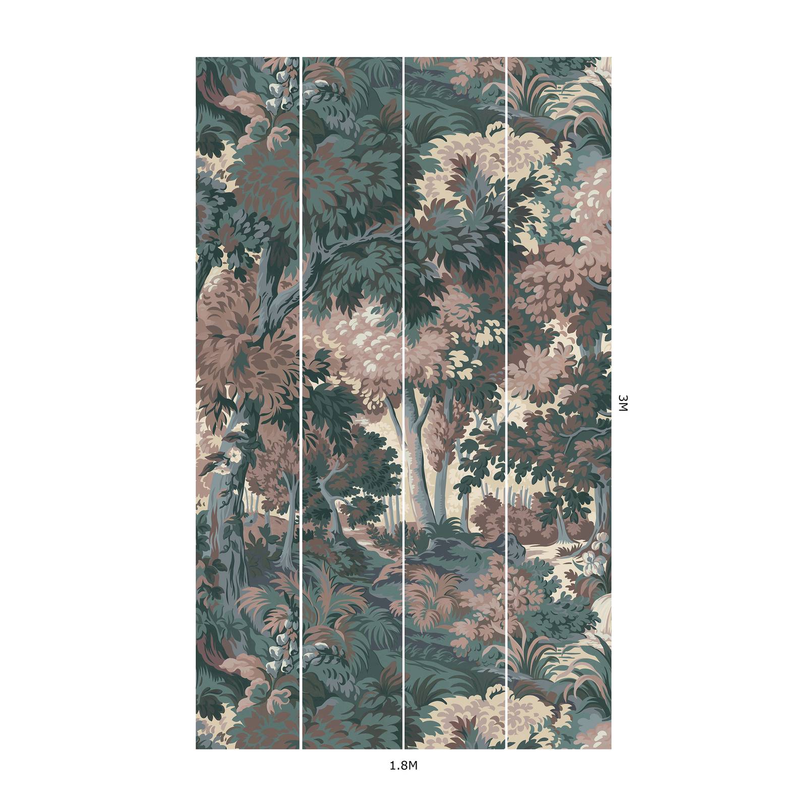 ARBOREA Premium Tourmaline Wallpaper - Elegant & Durable Home Decor for Living Room, Bedroom & Office
