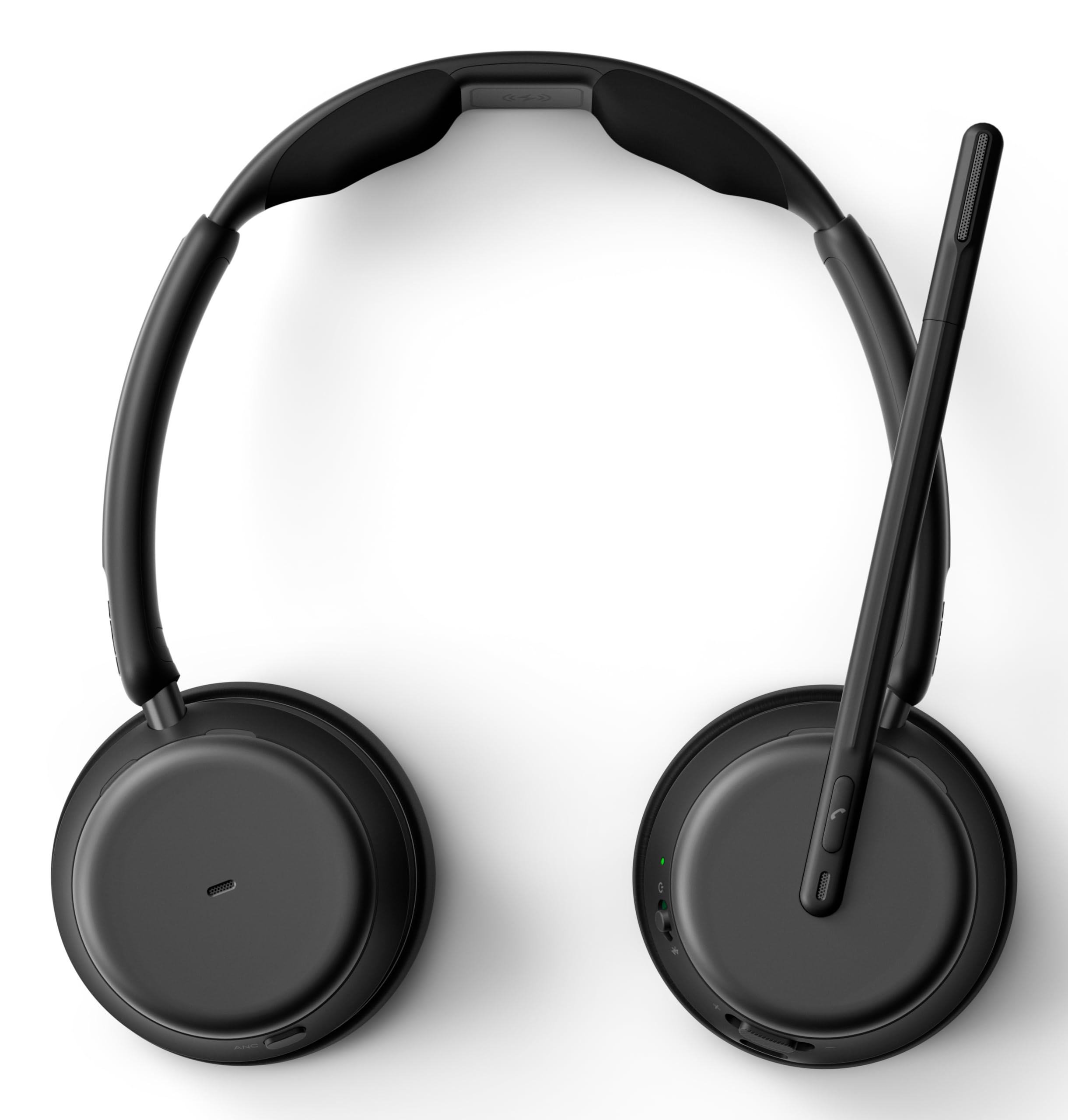 EPOS IMPACT 1061 ANC Bluetooth Headset for PC - Dual-Sided Noise Cancelling Headphones with EPOS AI, Super Wideband Audio & Easy Controls - Perfect for Call Centers, Office Work & Loud Environments