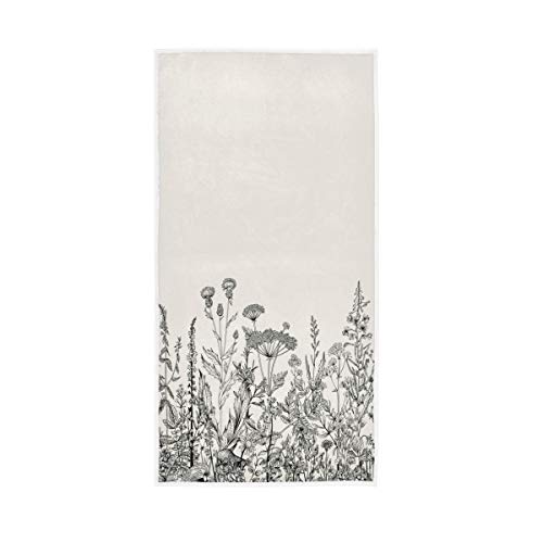 Black and White Flowers