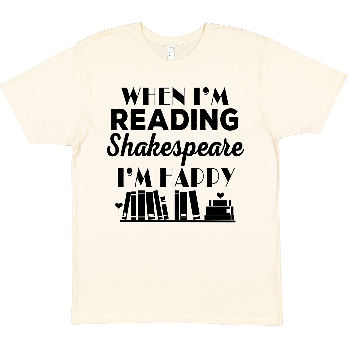 Inktastic Shakespeare Fan English Major T-Shirt - Funny Literature Lover Gift for Students & Teachers - Perfect for Class, Book Club & Theater Events