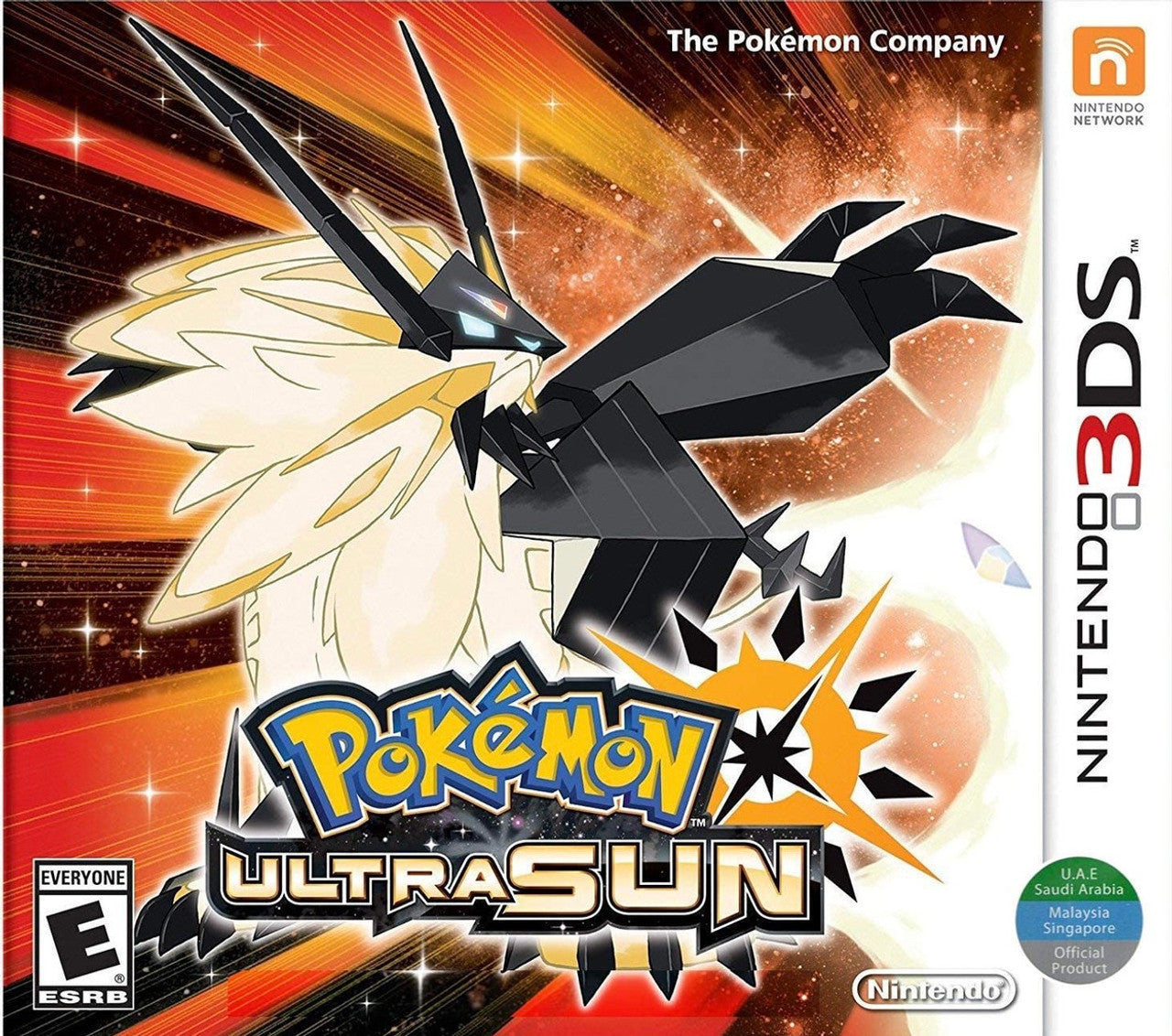 Pokemon Ultra Sun Nintendo 3DS Game - Asia Version | Adventure RPG for Kids & Adults | Perfect for Travel & Home Gaming