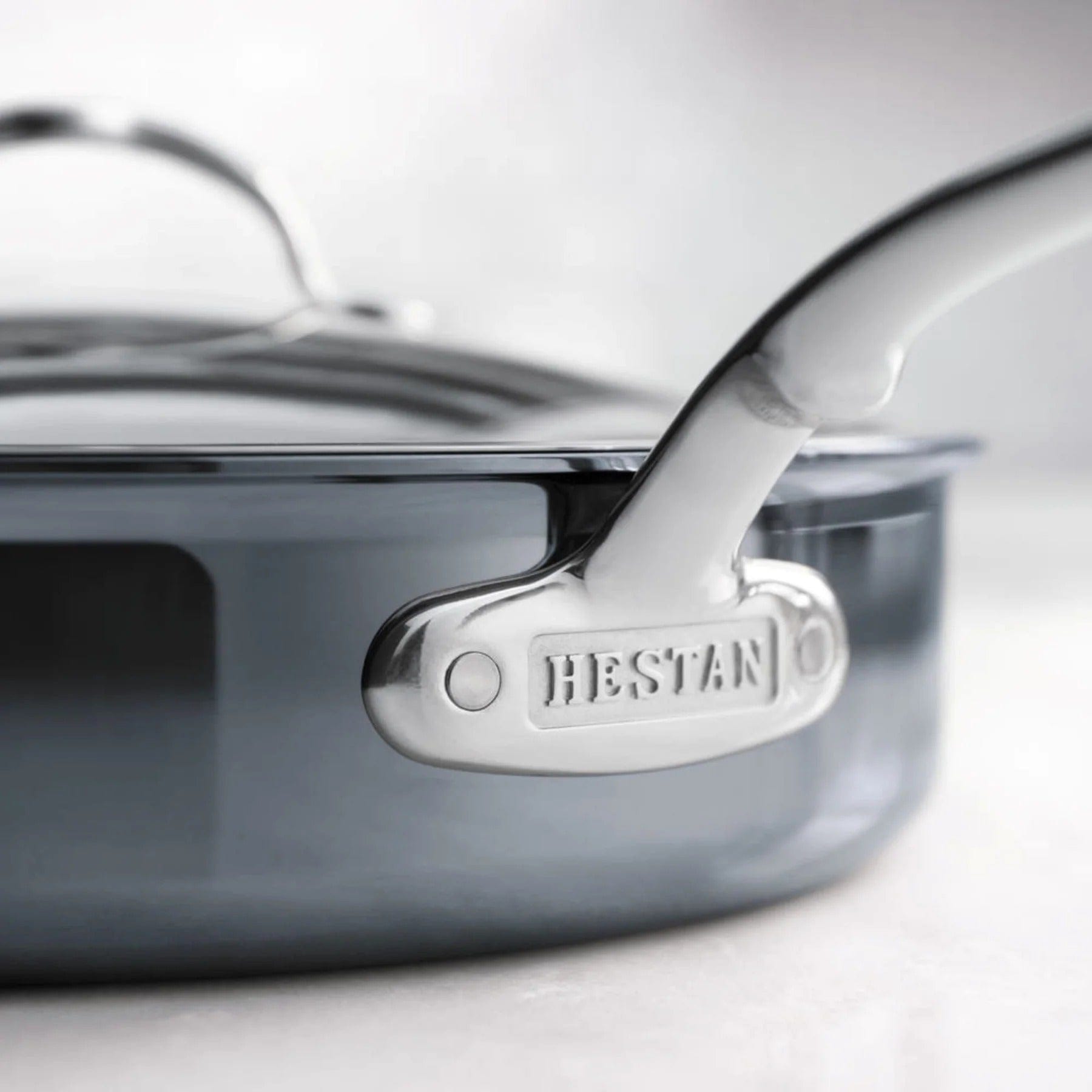 Hestan Nanobond Nonstick Covered Saute Pan with Helper Handle - 3.5 Quart Induction Compatible Cookware for Searing, Frying & Sauteing - Perfect for Home Kitchen & Professional Cooking