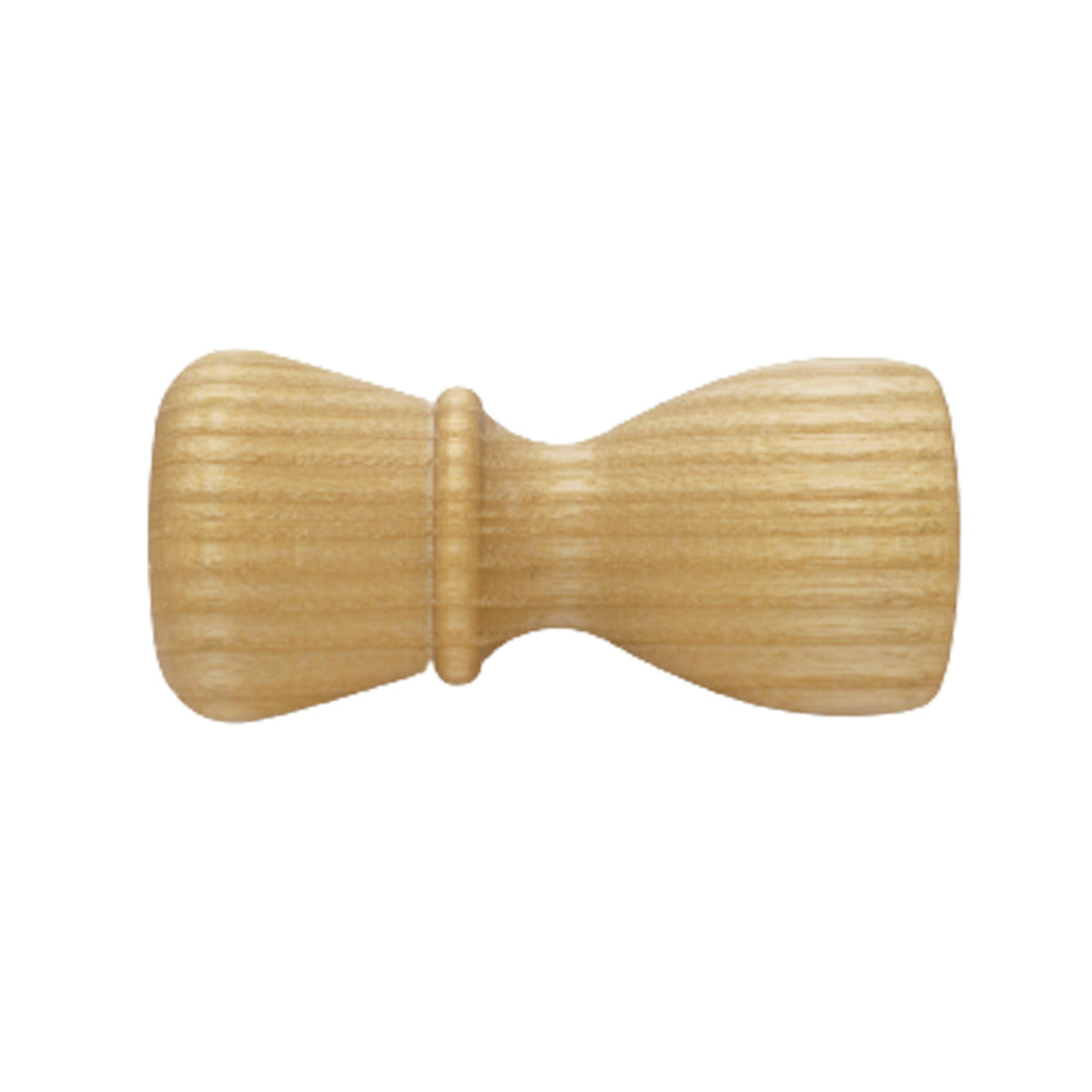 Premium FSC Certified Natural Wood Shaving Brush Handle - Fits 24mm & 26mm Knots - Perfect for Wet Shaving & Men's Grooming Routine