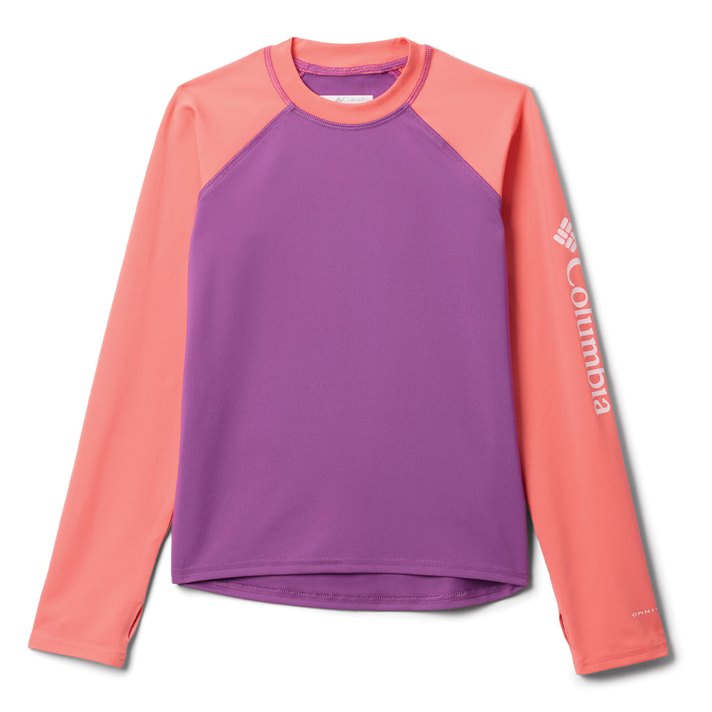 Columbia Sandy Shores UPF 50+ Sun Protection Long Sleeve Shirt for Girls - Beach, Pool & Outdoor Activities