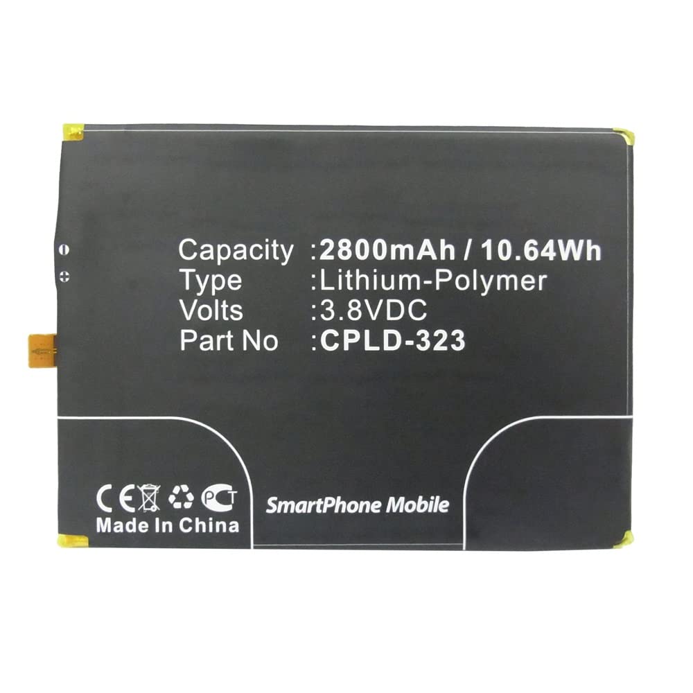 Synergy Digital Coolpad CPLD-323 Battery 2800mAh - Long Lasting Power for Daily Use
