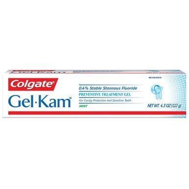 Gel-Kam Fluoride Preventive Treatment Gel - Fruit & Berry Flavor 4.3 oz (Pack of 2) | Dental Care for Cavity Prevention & Stronger Teeth | Perfect for Daily Oral Hygiene Routine