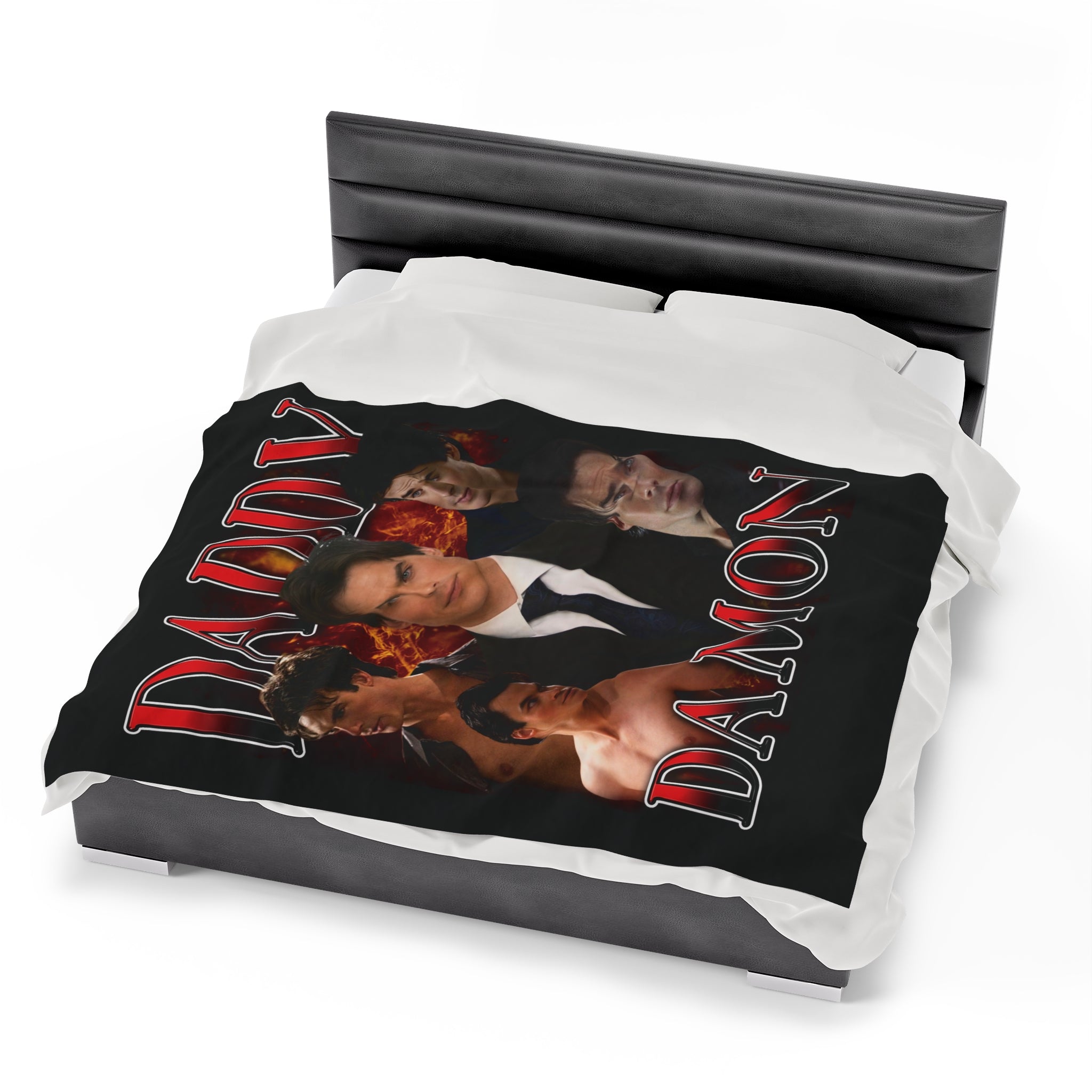 Cozy Daddy Damon Blanket - Ultra Soft & Warm Fleece Throw for Men - Perfect for Lounging, Camping & Gifts