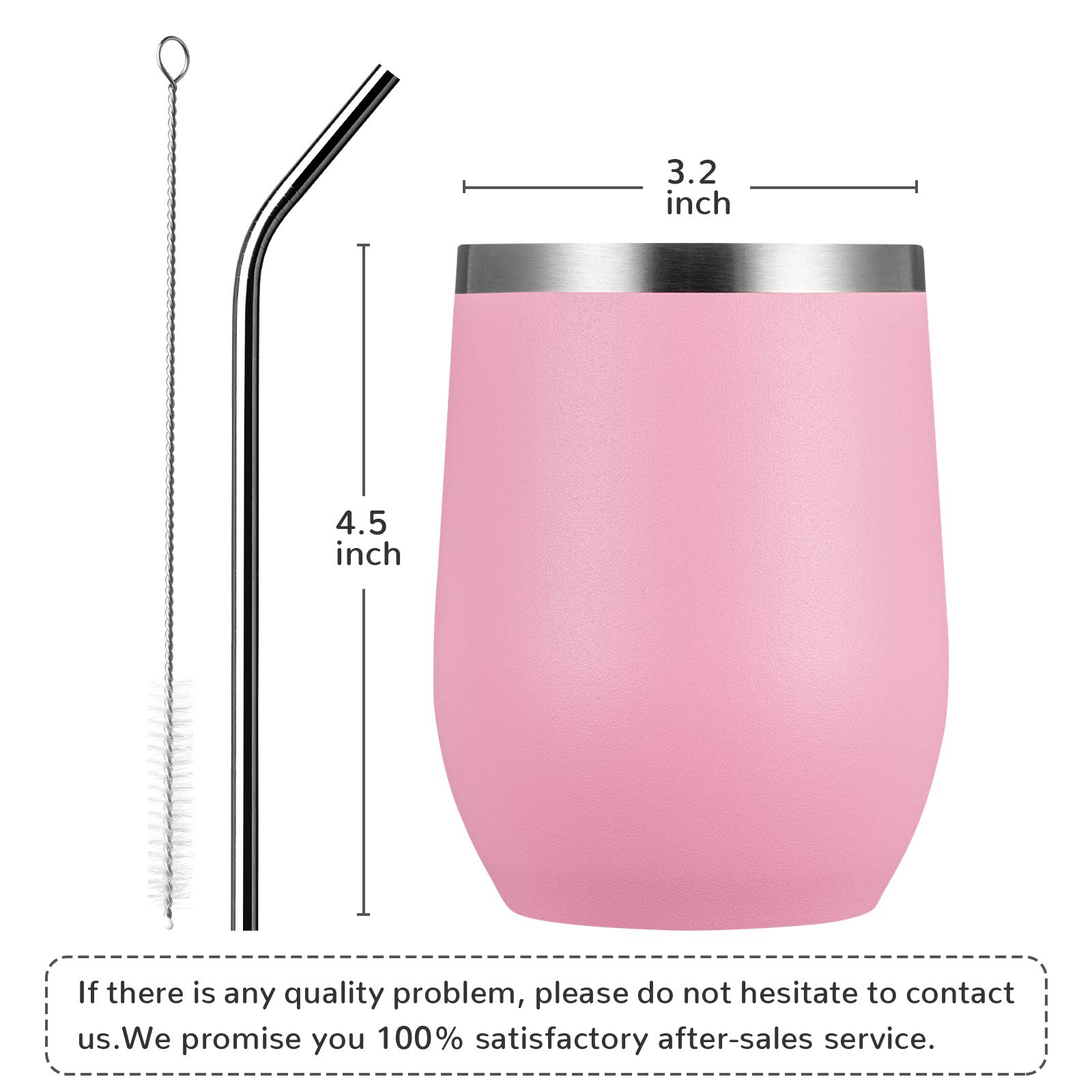 MEWAY 12oz Stainless Steel Wine Tumbler Set of 16 - Vacuum Insulated Travel Mug with Lid for Coffee, Cocktails & Drinks | Bulk Gift for Women | Perfect for Parties, Picnics & Office Use (Mix Colors)