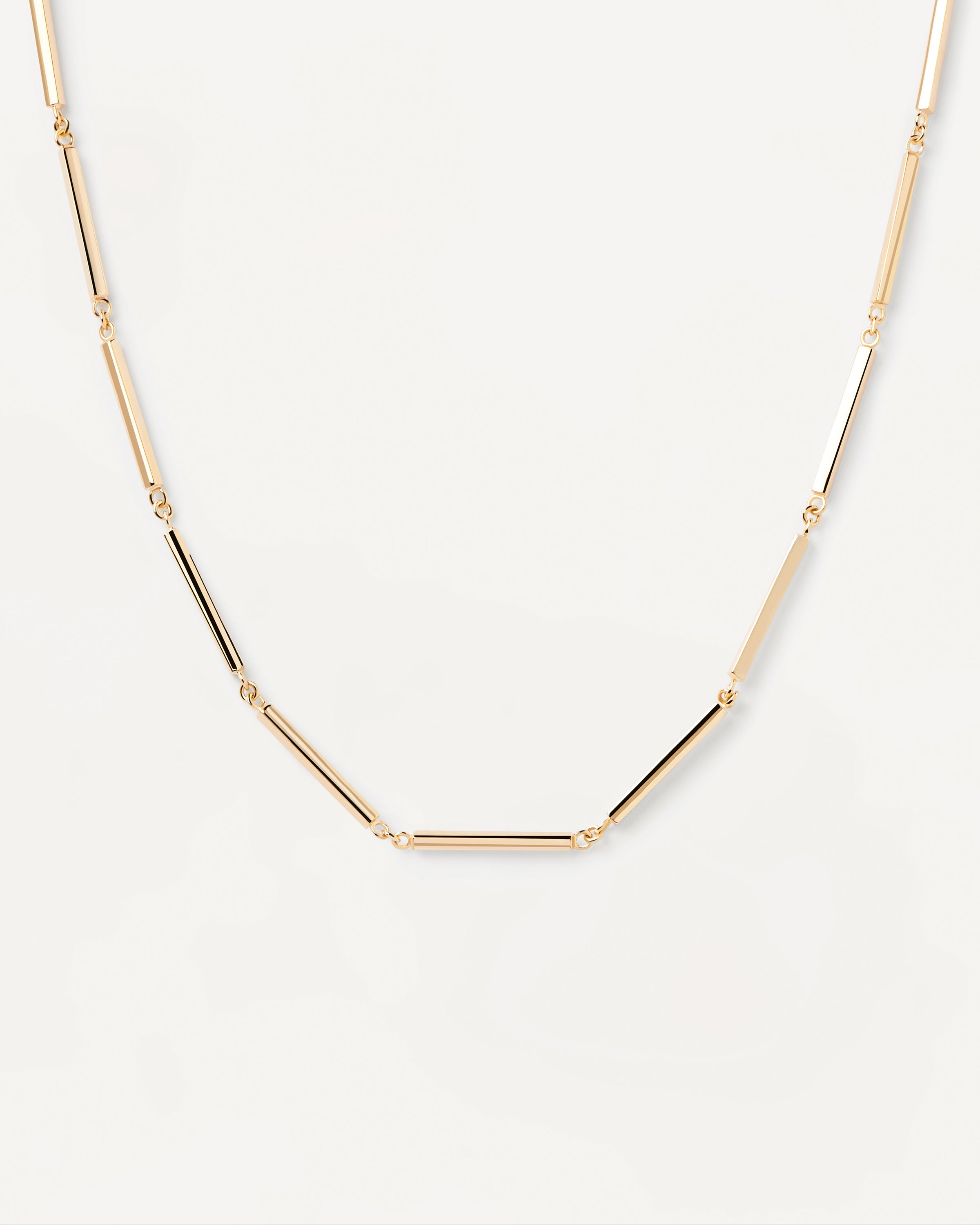 Elegant Bar Chain Necklace for Women - Minimalist Gold & Silver Layering Pendant Jewelry - Perfect for Everyday Wear, Date Nights & Gifting