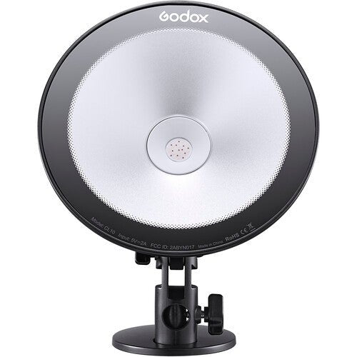 Godox CL10 LED Video Light - 10W Dimmable Continuous Lighting for Webcasting, YouTube, TikTok & Live Streaming - Perfect for Home Studio, Vlogging & Content Creation