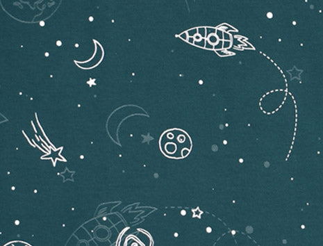 4 Season Baby Sleep Sack - Merino Wool & Organic Cotton Sleeping Bag for Toddlers 2-4 Years - Glow in The Dark Stars Design - Perfect for Nursery, Daycare & Travel