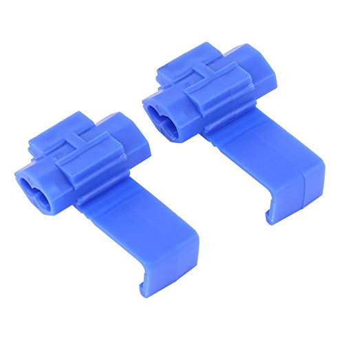 Blue Electrical Connectors 50PCS - Quick Splice Crimp Terminals for 18-14AWG Wire - DIY & Auto Repair