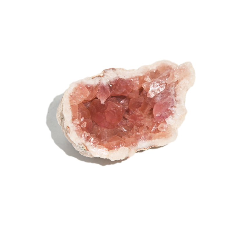 Natural Pink Amethyst Geode Crystal Cluster - Healing Stone for Home Decor, Meditation & Spiritual Gifts | Perfect for Office Desk, Yoga Space & Energy Healing