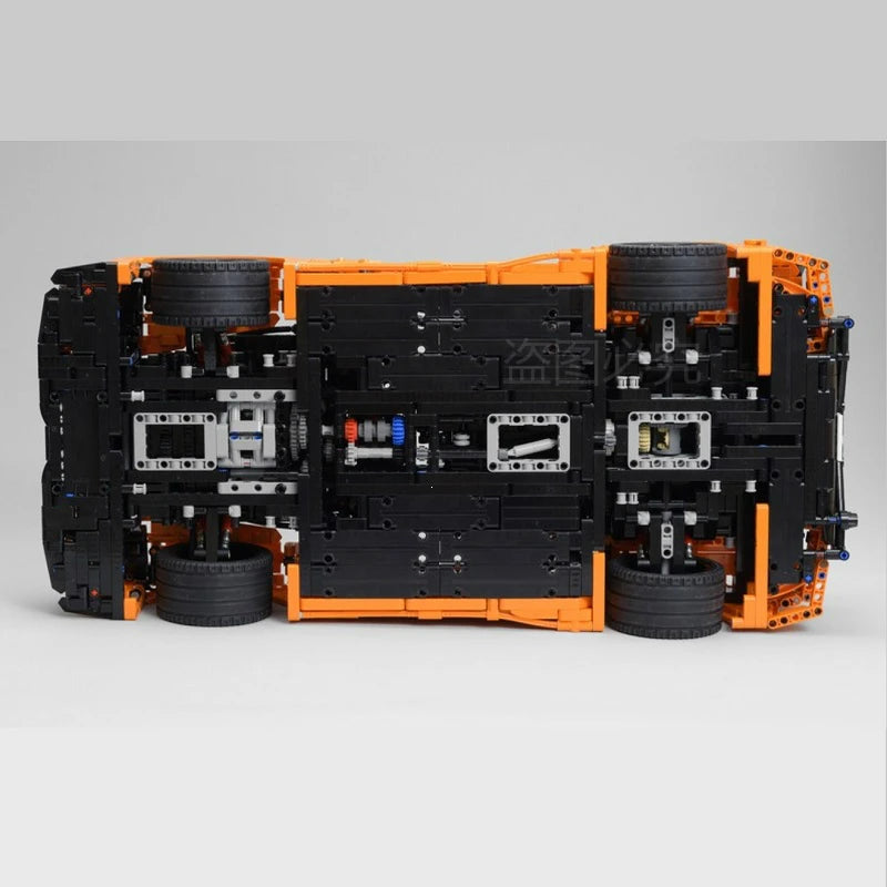 3069PCS MOC 57488 Han's Mazda RX-7 VeilSide Fortune Model Car Kit (1:8 Scale) - Perfect for Car Enthusiasts, Collectors & DIY Builders - Great Gift for Birthday, Christmas & Display in Home/Office