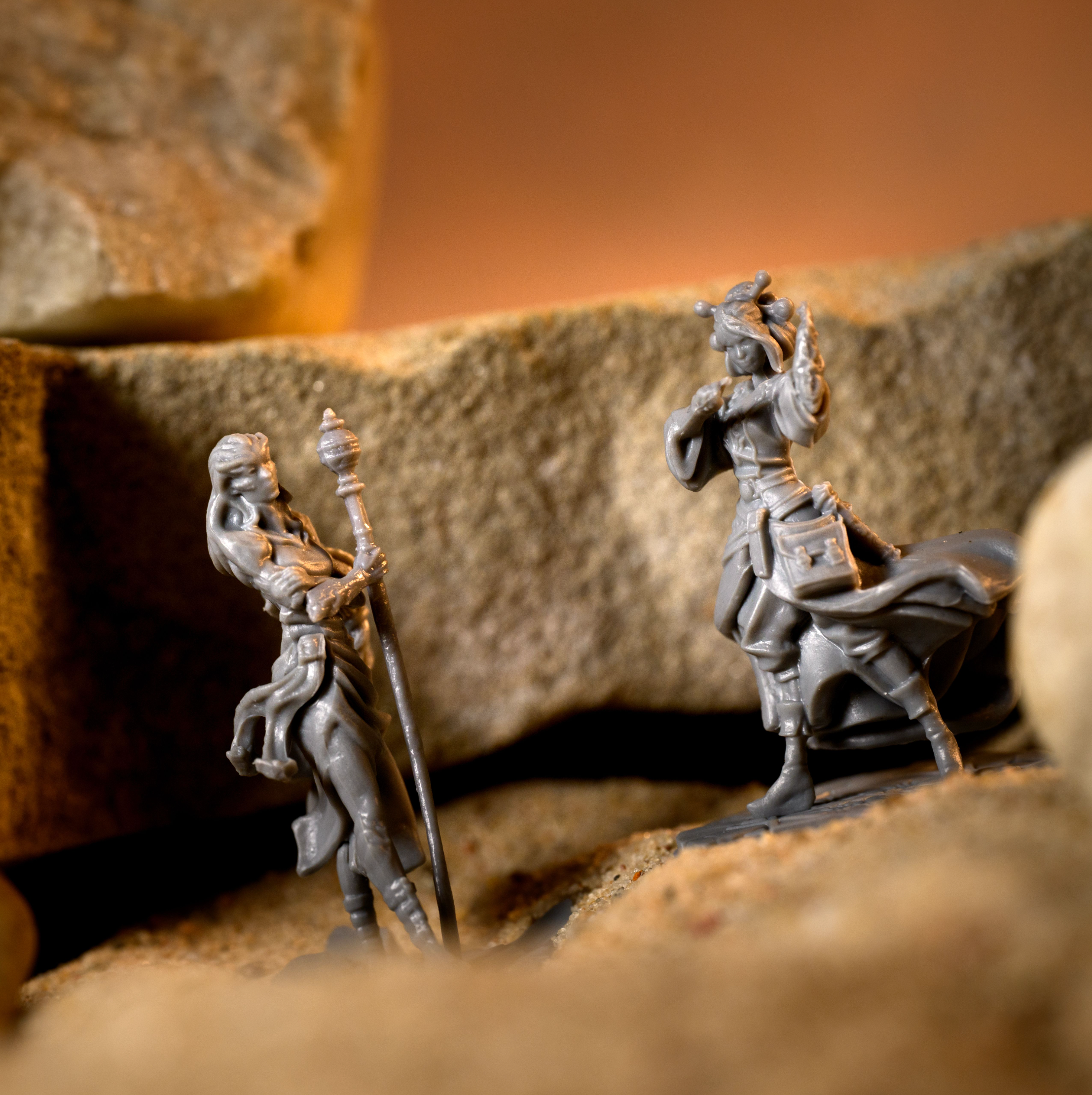 Rhythm of War Premium Miniatures 7-Piece Set - Collectible Fantasy Figures for Tabletop Gaming & Display