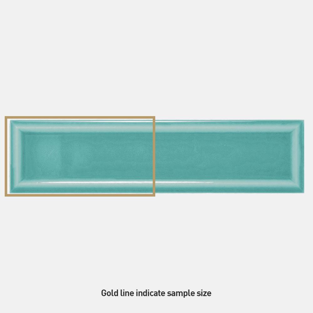 Metro Light Green Frame 68x280 Glossy Subway Tile - Perfect for Kitchen Backsplash, Bathroom Walls & Modern Interior Design