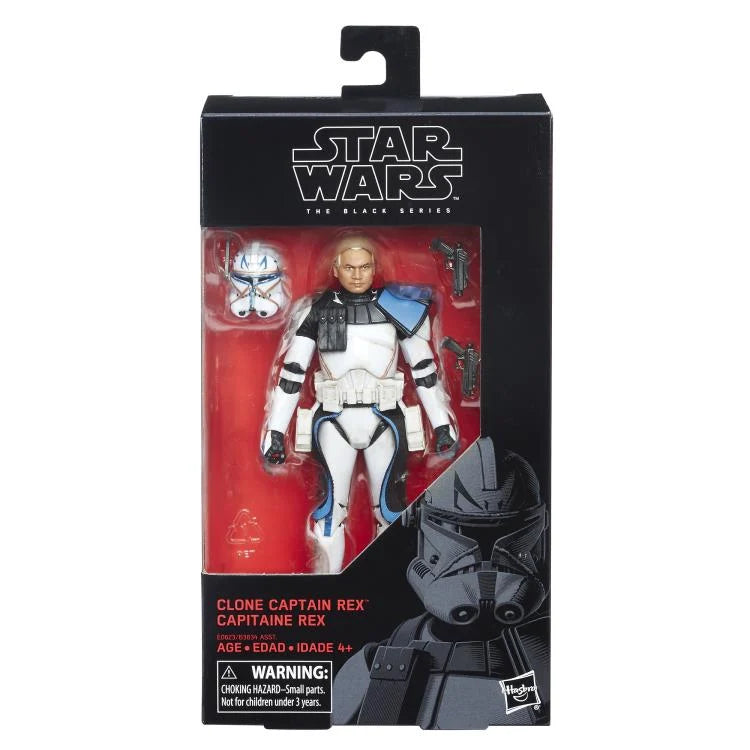 Star Wars The Black Series Clone Captain Rex Action Figure - Premium 6-Inch Collectible Toy from The Clone Wars | Perfect for Display, Gifts & Star Wars Fans