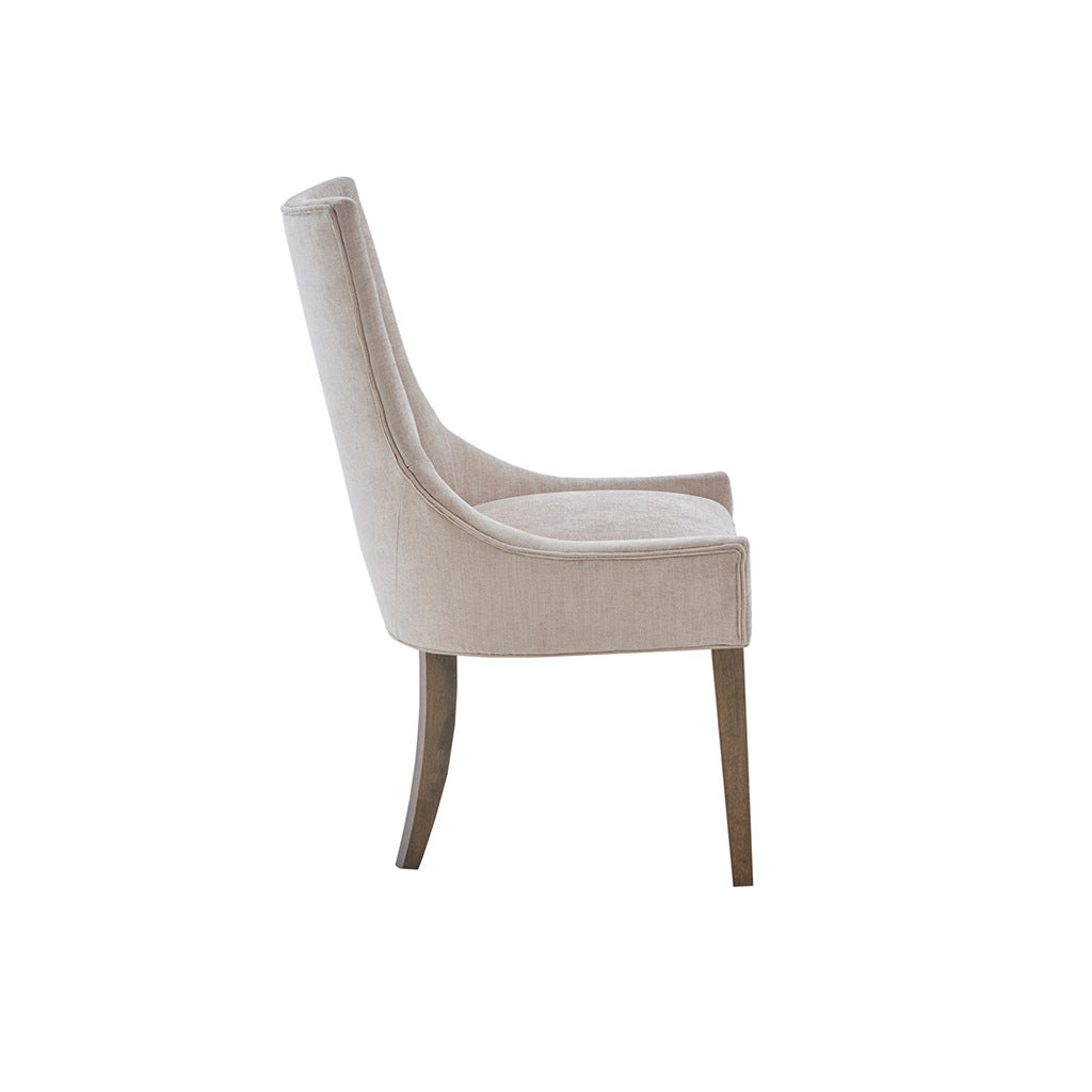Modern Dining Chairs Set of 2 - Sturdy Wooden Side Chairs with Padded Seat - Perfect for Kitchen, Dining Room, Breakfast Nook & Small Spaces