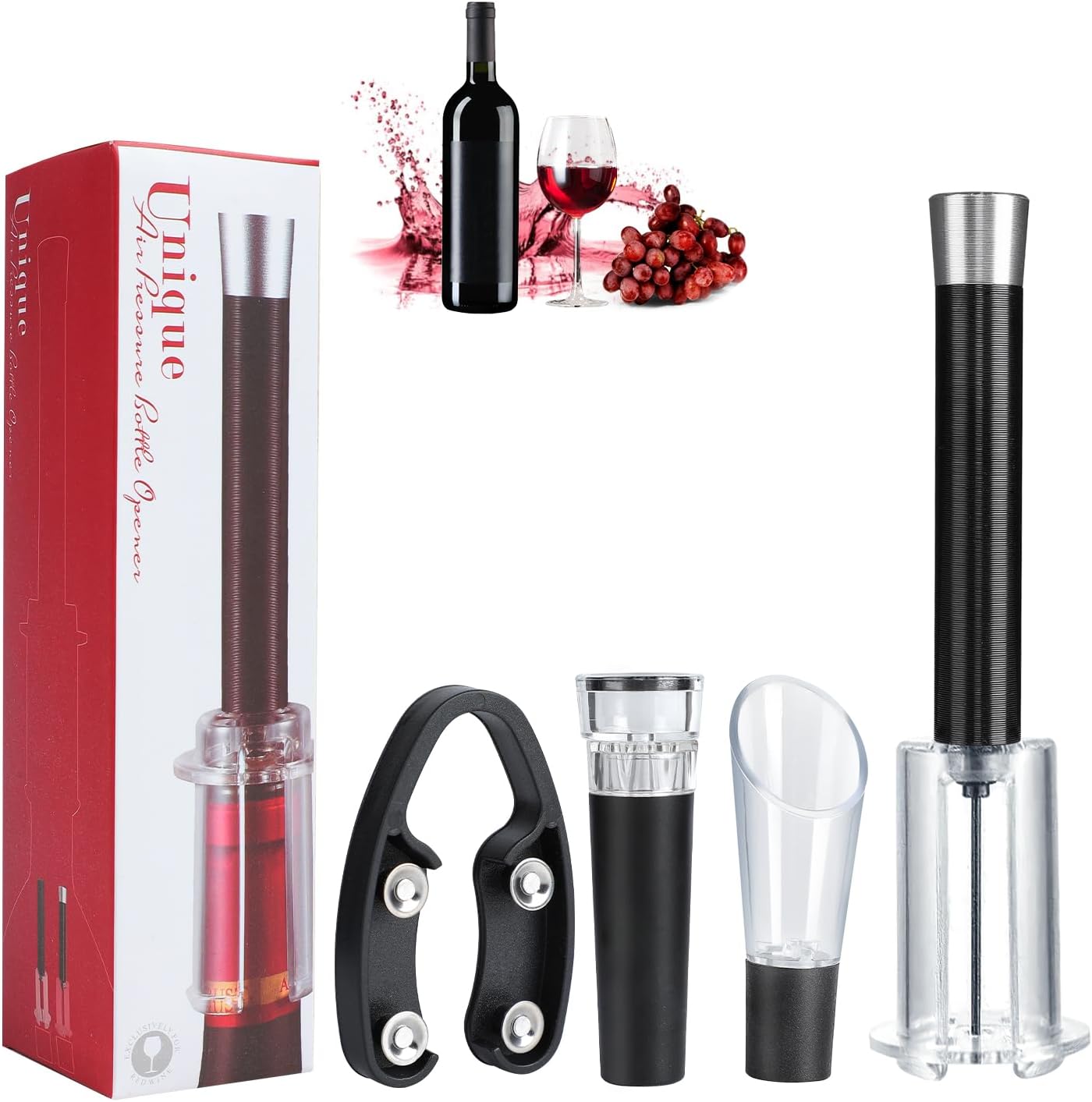 Premium Milex Wine Opener - Corkscrew with Foil Cutter for Easy Wine Bottle Opening | Perfect for Home, Parties, and Gifts for Wine Lovers
