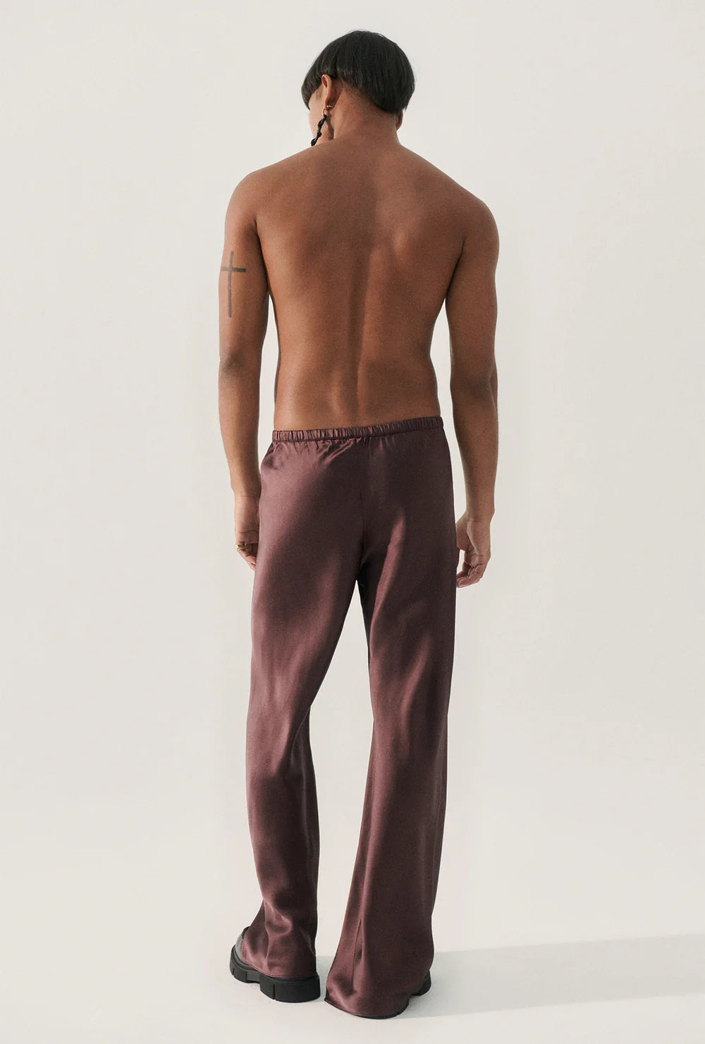 BIAS CUT PANTS in Cacao Brown - Flowy High Waist Trousers for Women | Perfect for Office Wear, Casual Outfits & Special Occasions