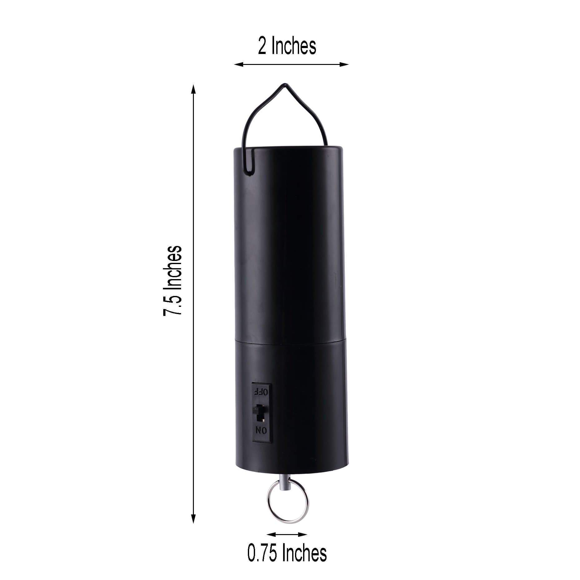 12 RPM Battery Operated Mirror Ball Rotator Motor - Black | Perfect for Disco Parties, Dance Floors & Home Entertainment