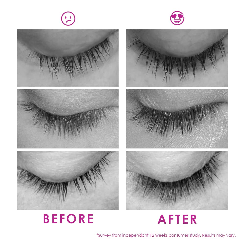 Natural Eyelash & Eyebrow Growth Serum - 15 Dual-Ended Tubes (120ml) for Longer Lashes & Thicker Brows - Fast-Acting Lash Enhancer for Daily Beauty Routine & Special Occasions