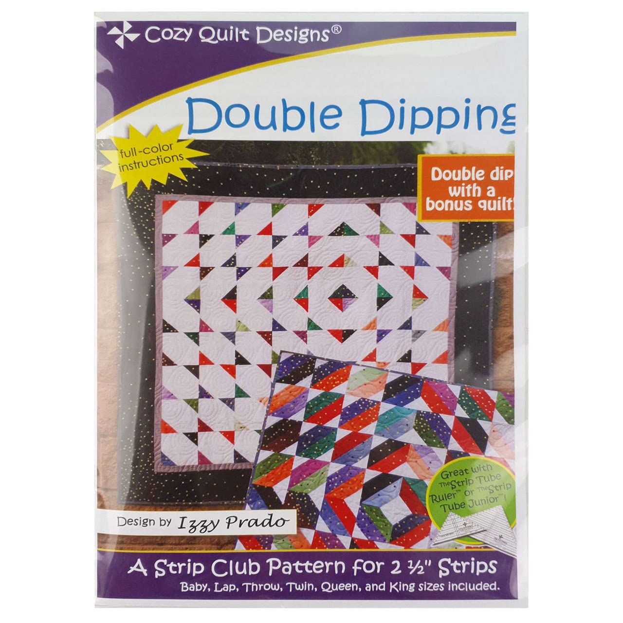 Cozy Quilt Designs Double Dipping Pattern - Soft & Warm Bedding Quilt Set for All Seasons | Perfect for Bedroom, Guest Room & Cozy Home Decor