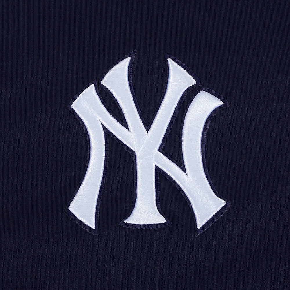 New York Yankees Wingspan Drop Shoulder T-Shirt for Men - Navy Blue Baseball Jersey | Perfect for Game Day, Fan Events & Casual Wear