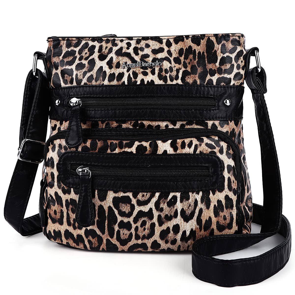 Angel Barcelo Women's Crossbody Purse - Ultra Soft Leather Shoulder Bag for Girls & Women | Perfect for Work, Travel & Everyday Use