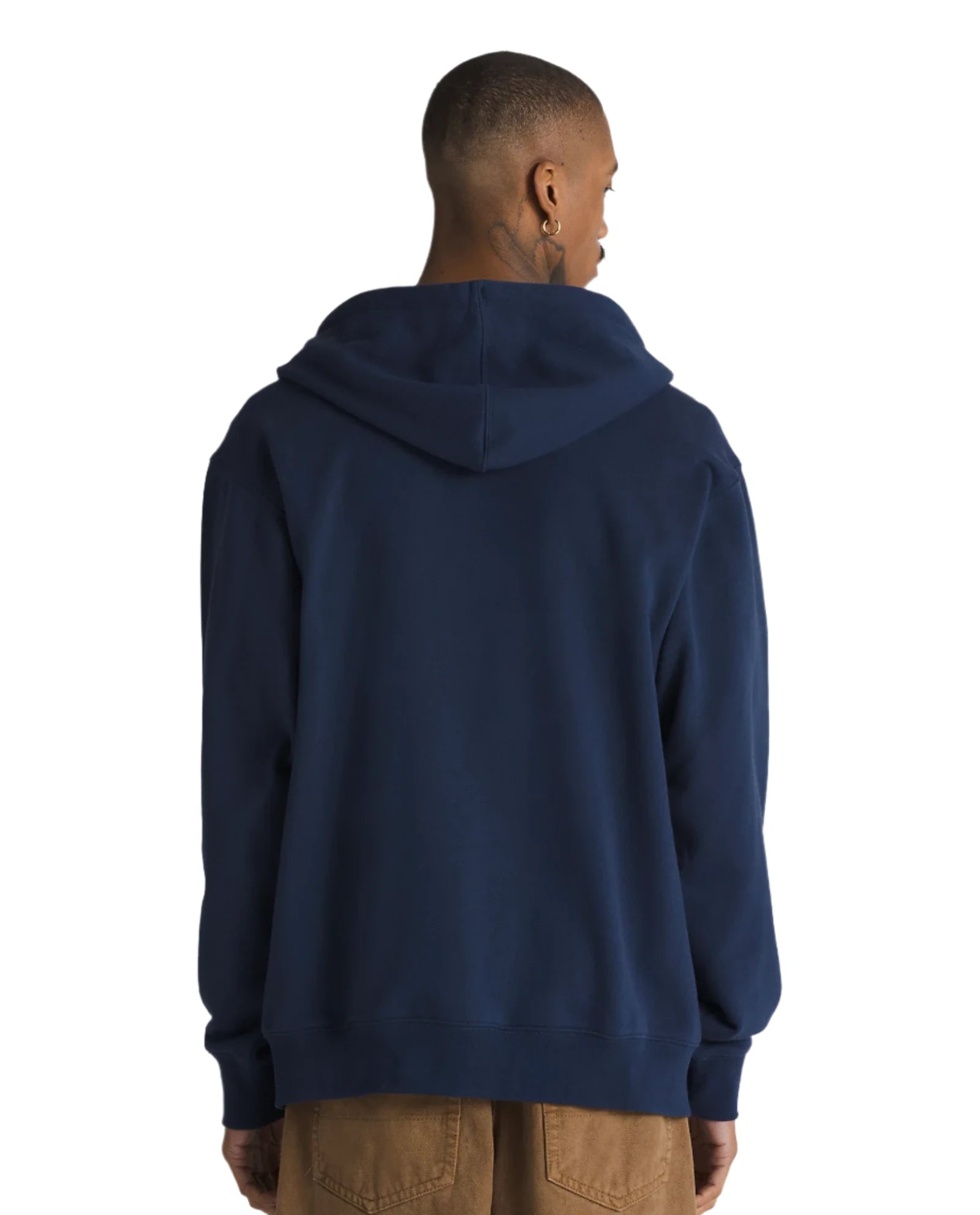 VANS Original Standards Loose Full Zip Hoodie Dress for Women - Blue Casual Streetwear Outfit for Everyday Wear, College Campus Style & Urban Fashion