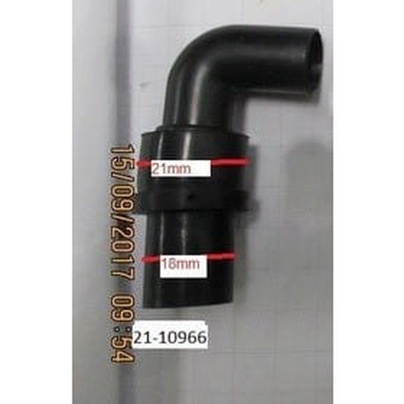 Aqua One Elbow & Mounting Rubber Adaptor for LifeStyle 21 (10966) - Universal Fish Tank Accessory for Aquarium Pipes & Hoses - Perfect for Home, Office & Pet Store Aquariums